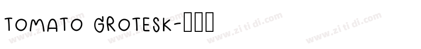 TOMATO GROTESK字体转换